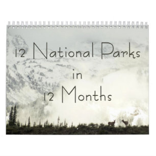 Calendario 12 Parques Nacionales en 12 Meses, 1ra Edición