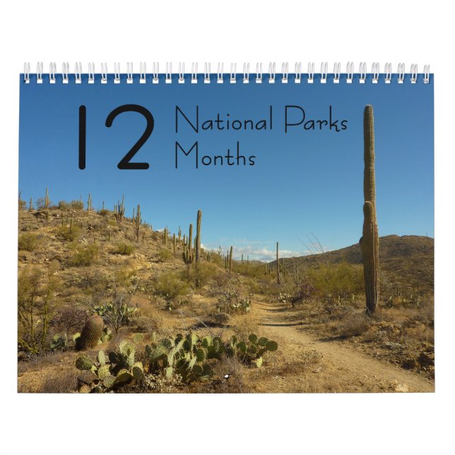 Calendario 12 Parques Nacionales en 12 Meses, 3ra Edición (Tapa)