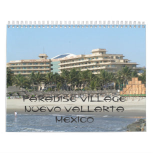 Calendario 141, pueblo Nuevo Vallarta México del paraíso
