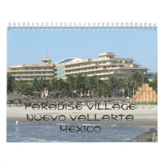 Calendario 141, pueblo Nuevo Vallarta México del paraíso