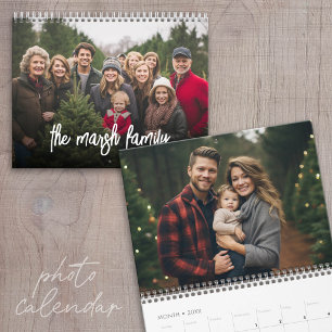 Calendario 14 Fotos Cobertura Completa Imágenes Diseño Mínimo