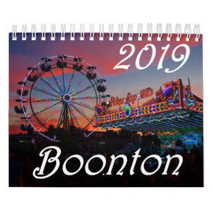 Calendario 15-Month de Boonton New Jersey 2019