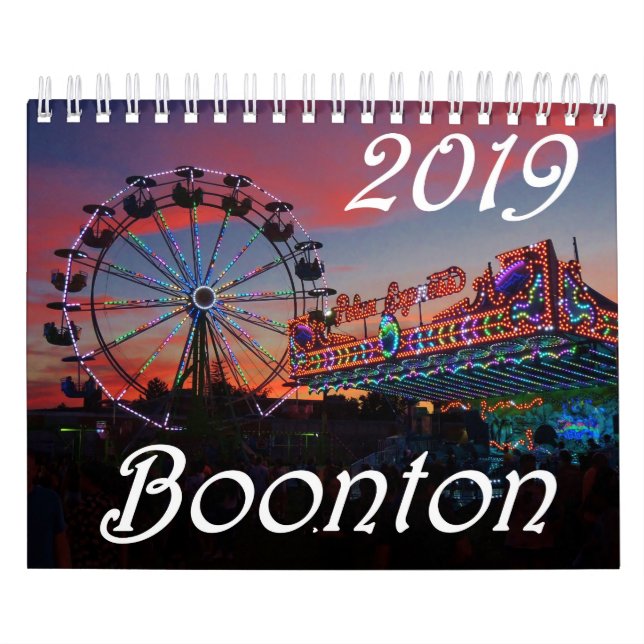 Calendario 15-Month de Boonton New Jersey 2019 (Tapa)