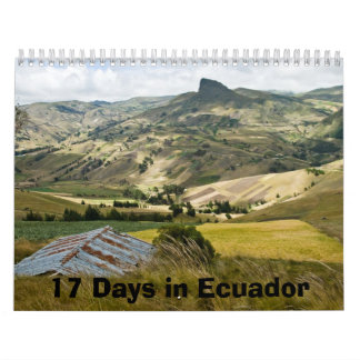 Calendario 17 días en Ecuador