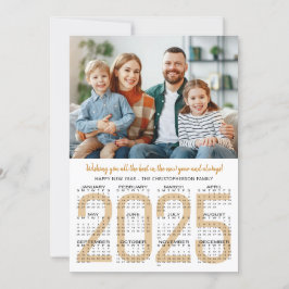 Calendario 1 de Año Nuevo 2025 Foto
