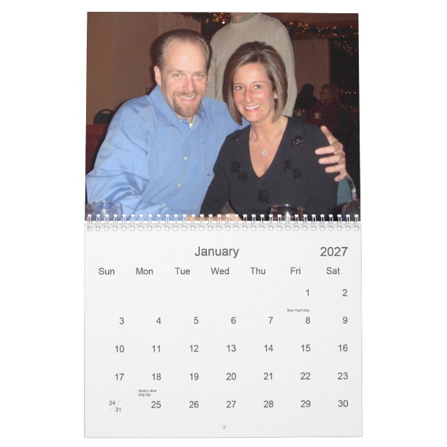 Calendario 2007 de la familia de Douvris (Jan 2027)