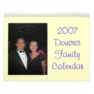 Calendario 2007 de la familia de Douvris