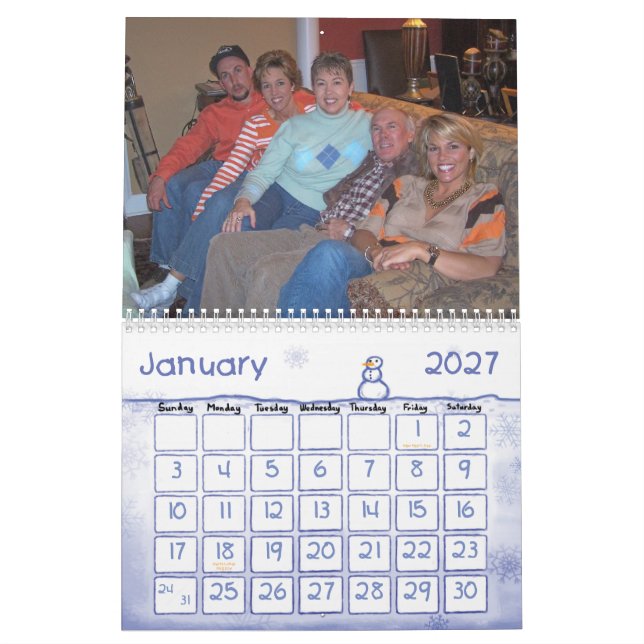Calendario 2007 de la familia de Sims (Jan 2027)