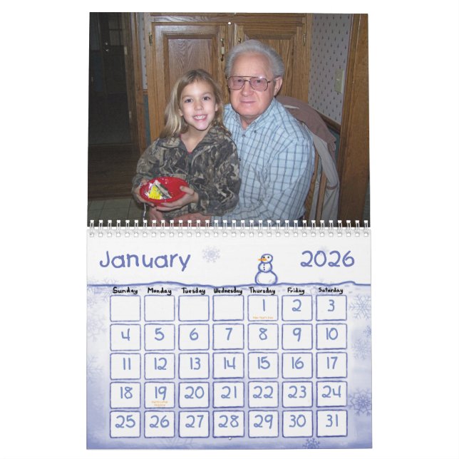 Calendario 2007 de la familia del cañón (Jan 2026)