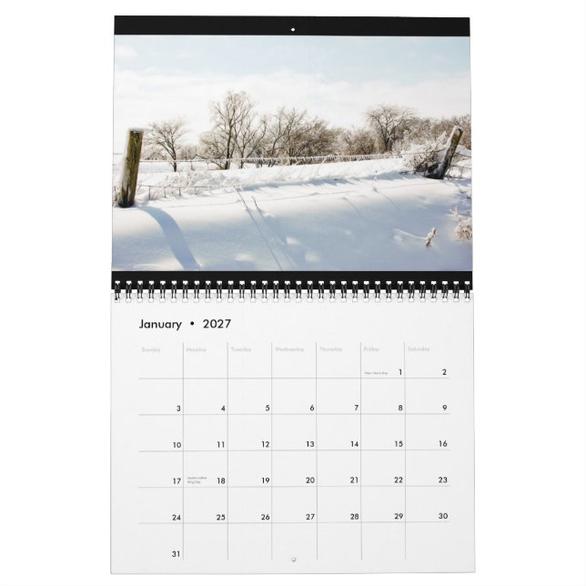Calendario 2007 de la foto - modificado para (Jan 2027)