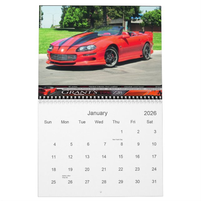 calendario 2007 de ProjectCamaro.com (Jan 2026)