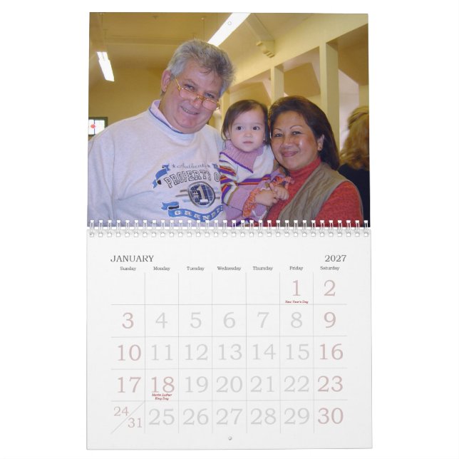 Calendario 2007 de Yoya Papou (Jan 2027)