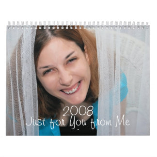 Calendario 2008 apenas para usted de mí