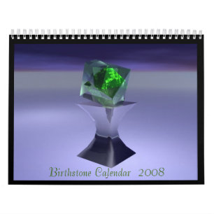 Calendario 2008 de Birthstone