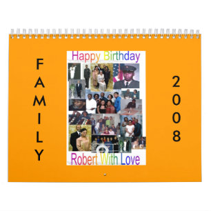 Calendario 2008 de la familia Brown