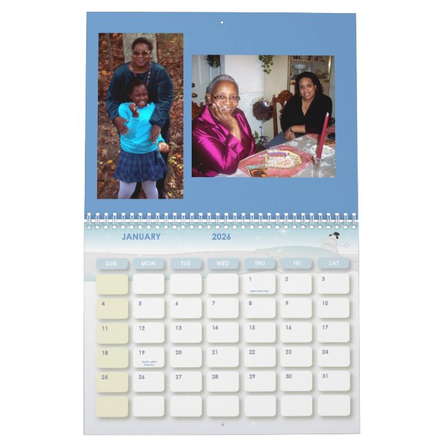 Calendario 2008 de la familia Brown (Jan 2026)