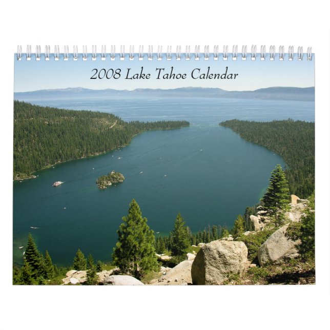 Calendario 2008 del lago Tahoe (Tapa)