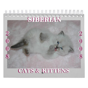 Calendario 2008 gatos siberianos Calendar2 SM