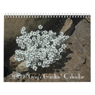 Calendario 2009 "calendarios del jardín del gay"