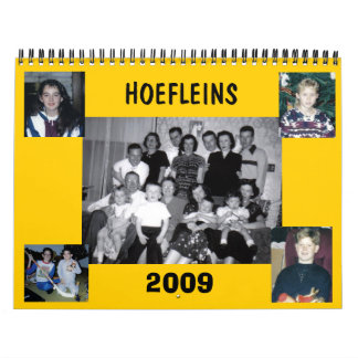 Calendario 2009 de Hoefleins