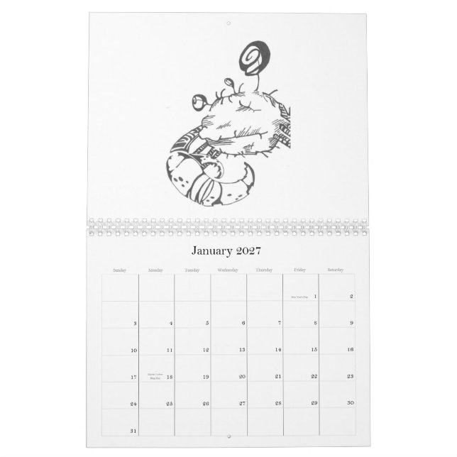 Calendario 2009 de la criatura (Jan 2027)