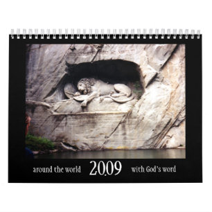 Calendario 2009 de la escritura