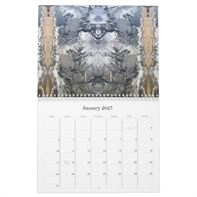 Calendario 2009 de la síntesis de la foto (Jan 2027)