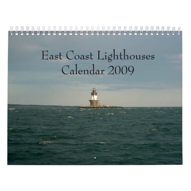 Calendario 2009 de los faros de la costa este (Tapa)