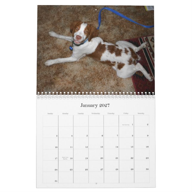 Calendario 2009 de los perritos de Bretaña (Jan 2027)