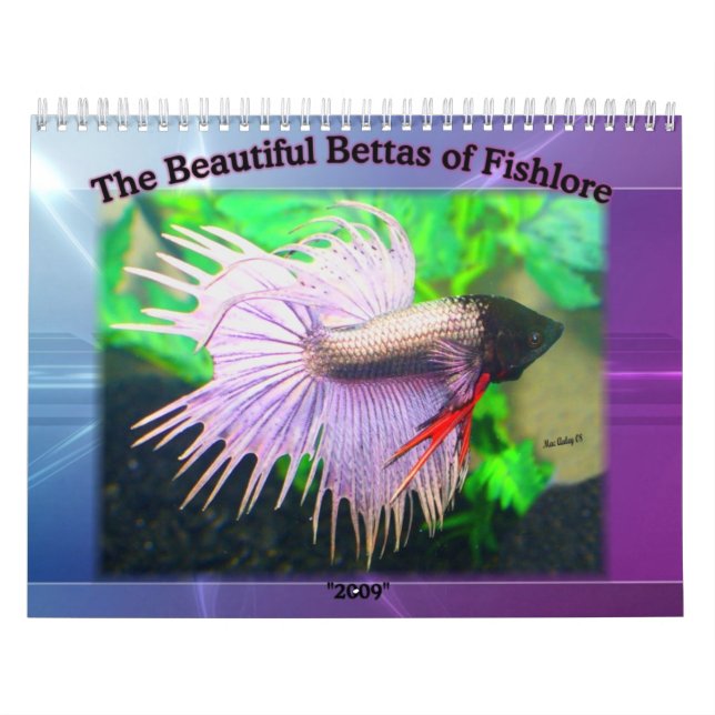Calendario 2009 de los pescados de Betta (Tapa)