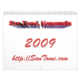 Calendario 2009 de San Tome