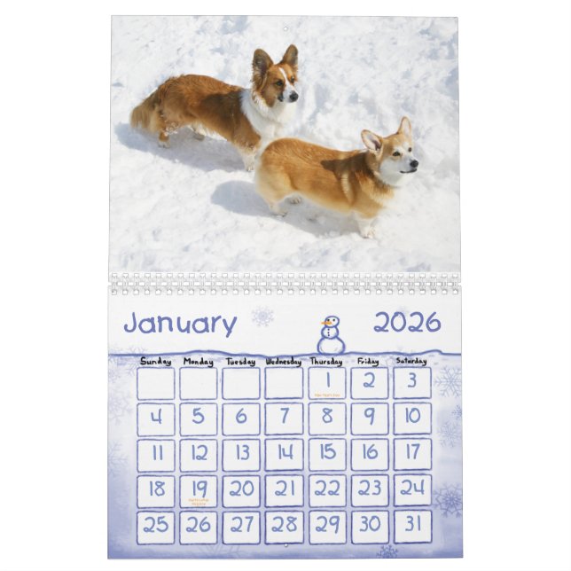 Calendario 2009 del Corgi Galés (Jan 2026)