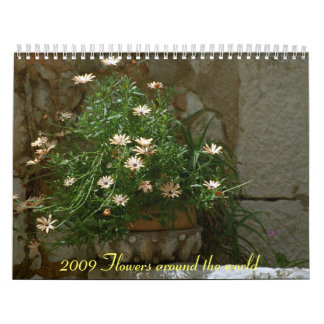 Calendario 2009 flores