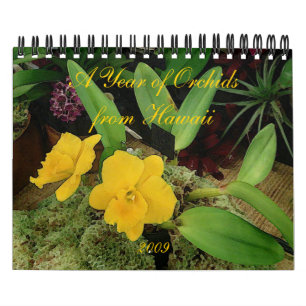 Calendario 2009: Un año de orquídeas de Hawaii