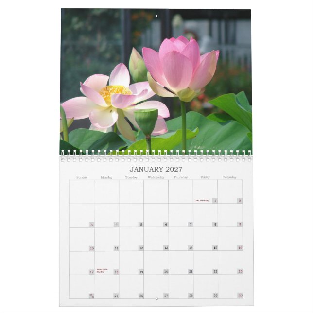 Calendario 2009Calendar de Fran Adams - modificado para (Jan 2027)