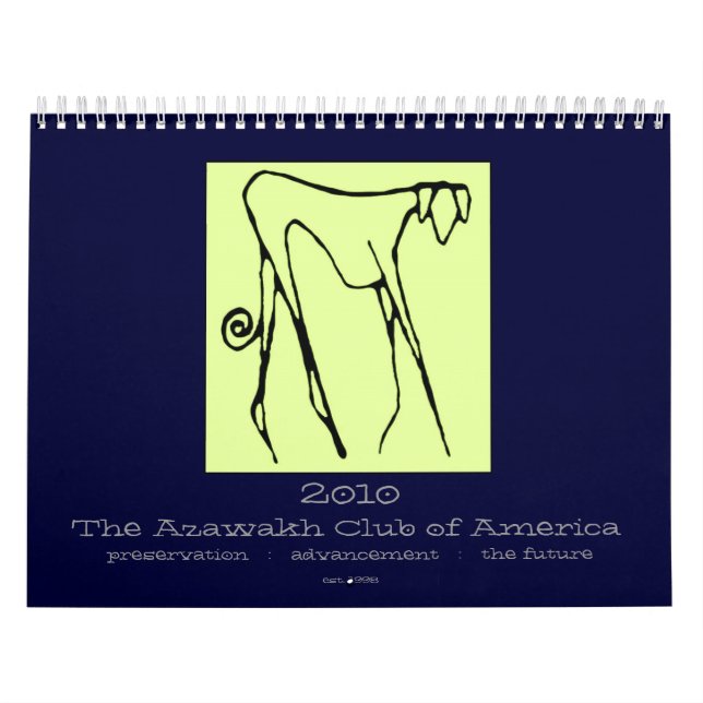 Calendario 2010 de Azawakh (Tapa)