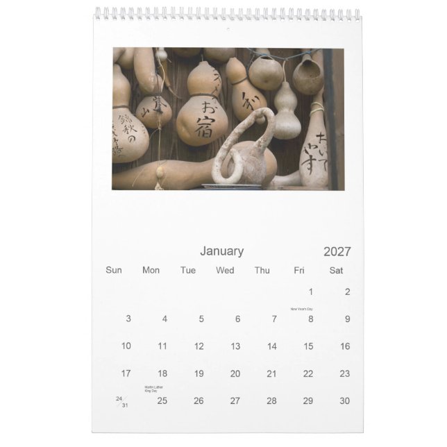 Calendario 2010 de Japón (Jan 2027)