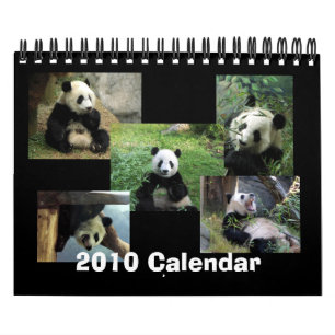 Calendario 2010 de la panda