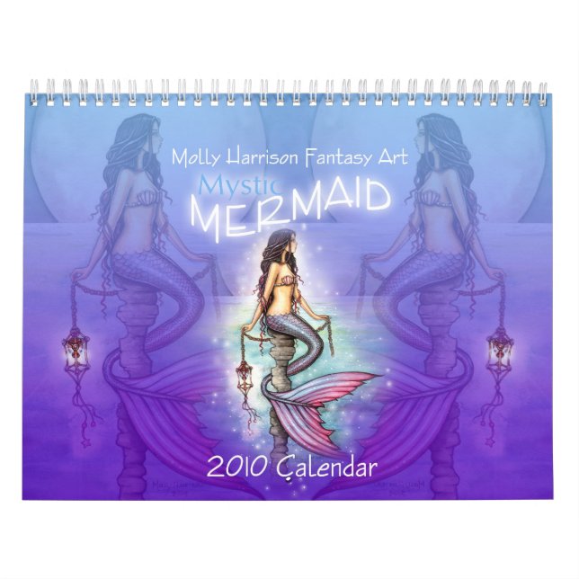 Calendario 2010 de la Sirena Mística de Molly Harr (Tapa)