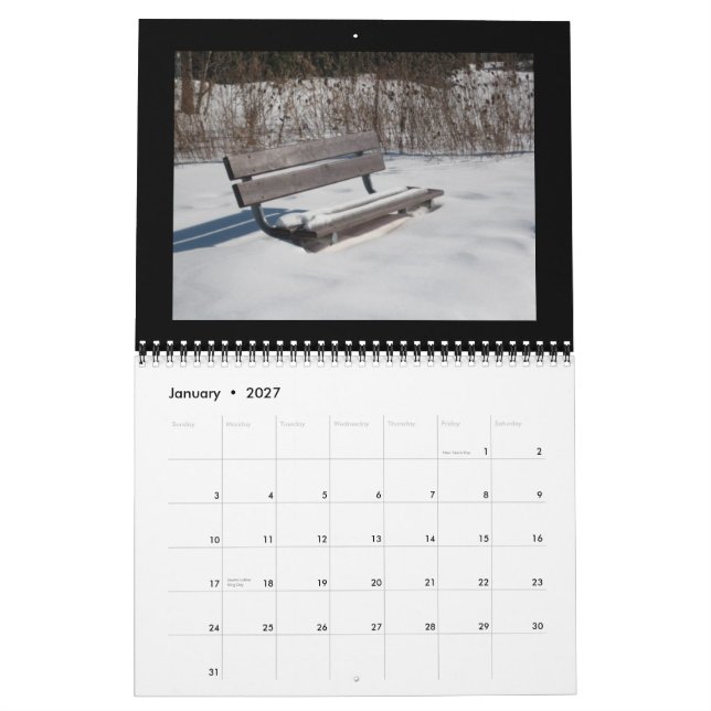 Calendario 2010 de las inspiraciones de la (Jan 2027)