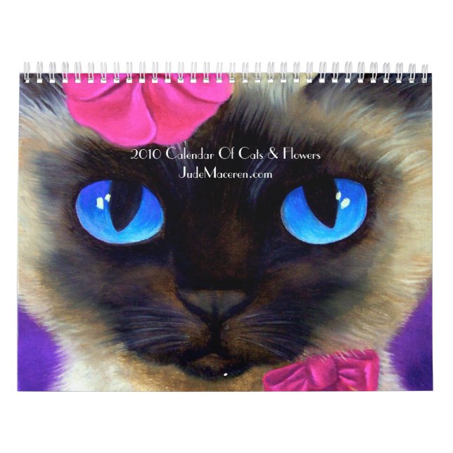 Calendario 2010 de las pinturas de los gatos y de (Tapa)