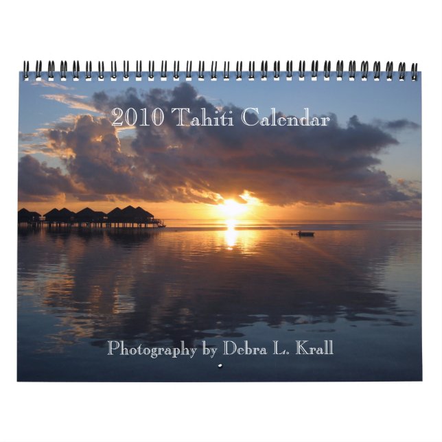 Calendario 2010 de Tahití (Tapa)