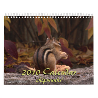 Calendario 2010 del Chipmunk