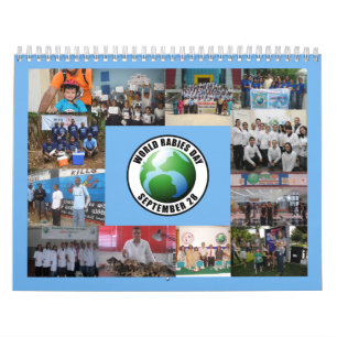 Calendario 2010 del día de la rabia del mundo