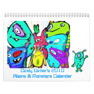 Calendario 2010 del extranjero y del monstruo de