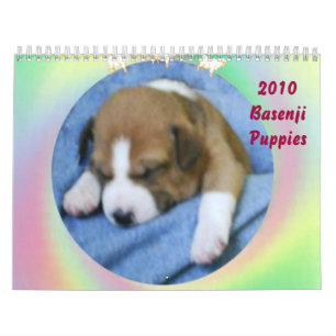 Calendario 2010 del perrito de Basenji