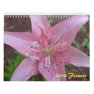 Calendario 2010 flores