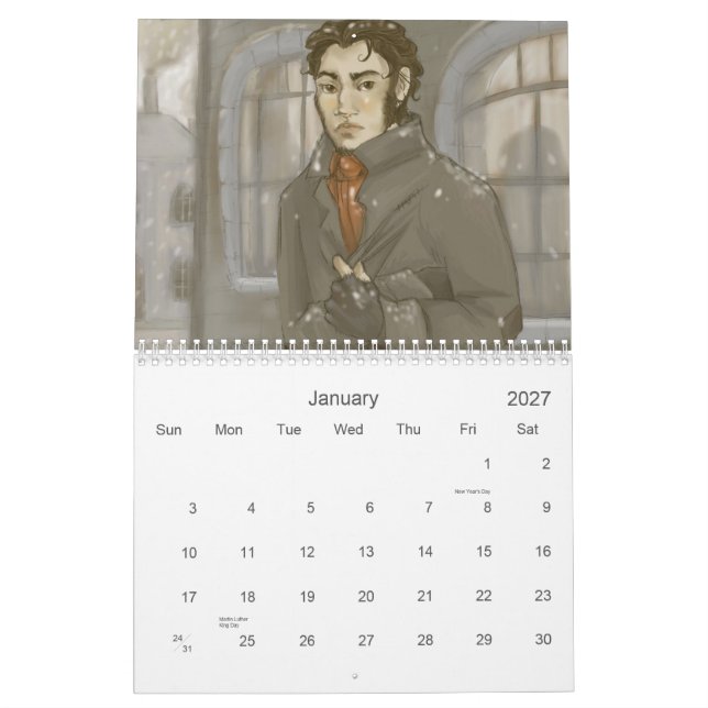Calendario 2010: Un año en Camis (Jan 2027)