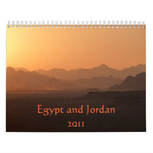 Calendario 2011 de Egipto y Jordania
