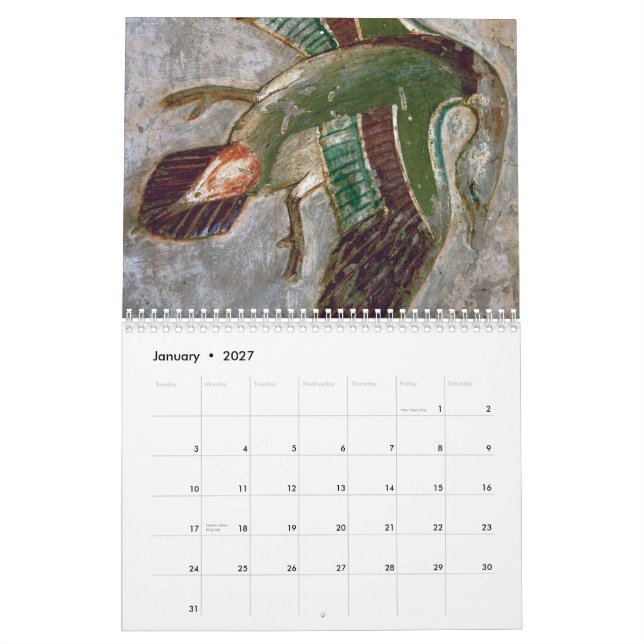 Calendario 2011 de Egipto y Jordania (Jan 2027)